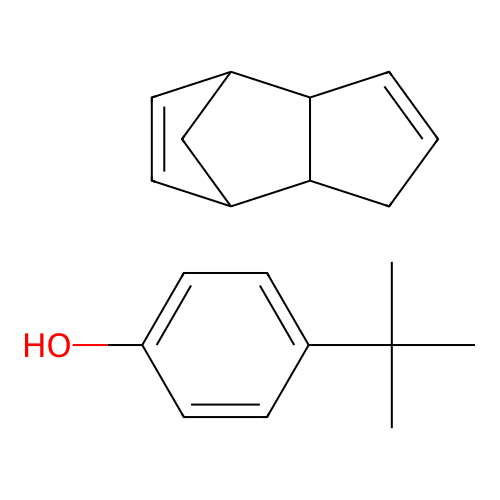Phenol, 4-(1,1-dimethylethyl)-, reaction products with dicyclopentadiene structure