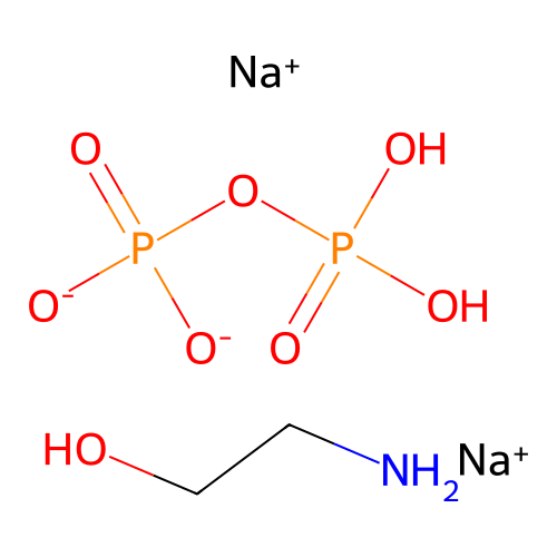 Diphosphoric acid, sodium salt, compd. with 2-aminoethanol (1:2:?) structure