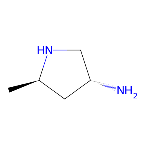 (3R,5R)-5-Methylpyrrolidin-3-amine structure