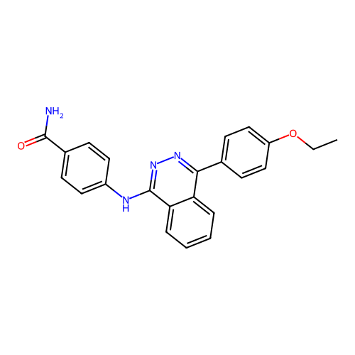 4-((4-(4-Ethoxyphenyl)phthalazin-1-yl)amino)benzamide structure