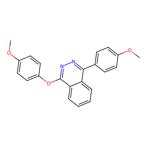 1-(4-Methoxyphenoxy)-4-(4-methoxyphenyl)phthalazine structure