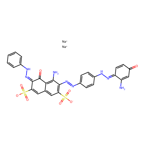 C28H22N8O8S2.2Na structure