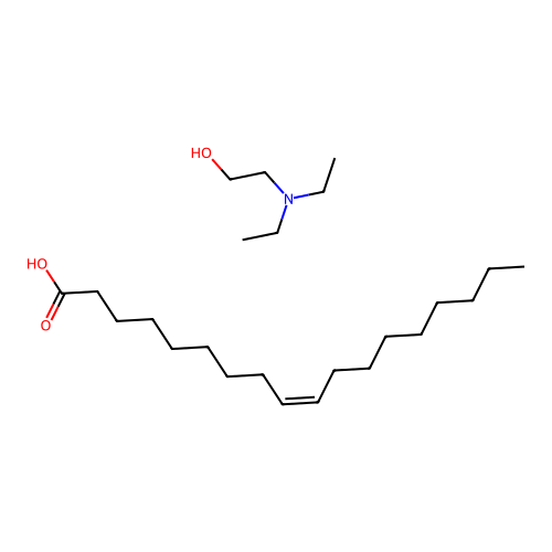 9-Octadecenoic acid (9Z)-, compd. with 2-(diethylamino)ethanol (1:1) structure