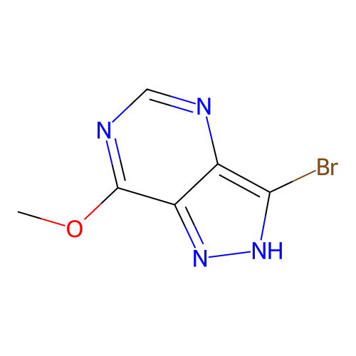 3-Bromo-7-methoxy pyrazolo[4,3-d]pyrimidine structure