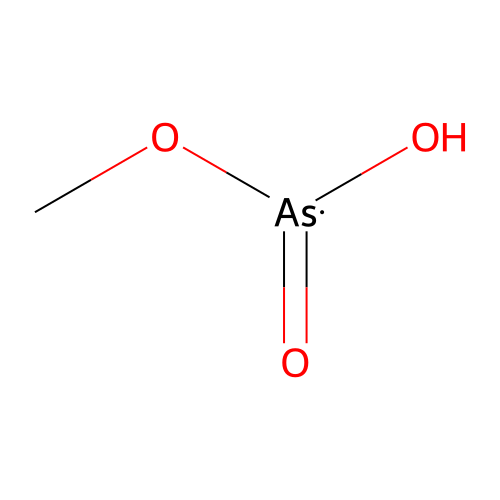 Monomethyl arsonate structure