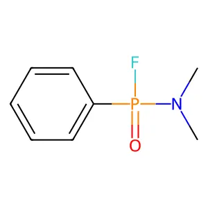 N,N-Dimethyl-P-phenylphosphonamidic fluoride structure