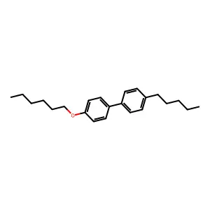 1,1'-Biphenyl, 4-(hexyloxy)-4'-pentyl- structure
