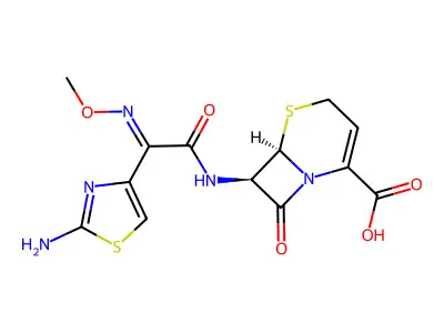 (E)-Ceftizoxime structure
