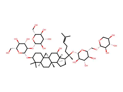 Ginsenoside Rb2 structure
