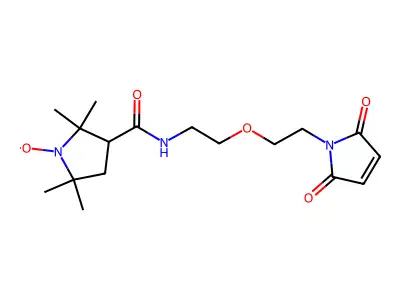 3-[2-(2-Maleimidoethoxy)ethylcarbamoyl]-PROXYL structure