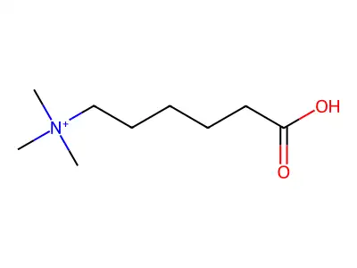 1-Pentanaminium, 5-carboxy-N,N,N-trimethyl- structure