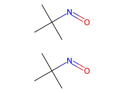 Tert-butyl-[tert-butyl(oxido)amino]-oxoazanium structure
