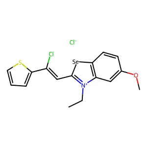 C16H15ClNOSSe.Cl structure