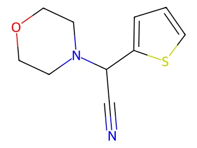 2-Morpholino-2-(2-thienyl)acetonitrile structure