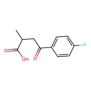 4-(4-Fluorophenyl)-2-methyl-4-oxobutanoic acid structure