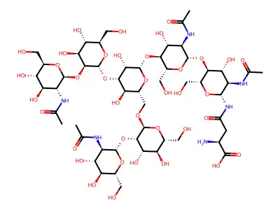 G0 N-glycan-Asn structure