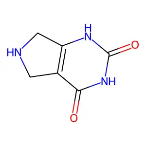 6,7-Dihydro-5H-pyrrolo[3,4-D]pyrimidine-2,4-diol structure