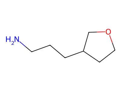 3-(Tetrahydrofuran-3-yl)propan-1-amine structure