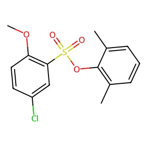 2,6-Dimethylphenyl 5-chloro-2-methoxybenzenesulfonate structure