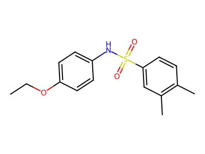 N-(4-ethoxyphenyl)-3,4-dimethylbenzenesulfonamide structure