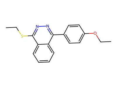 1-(4-Ethoxyphenyl)-4-ethylsulfanylphthalazine structure