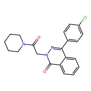4-(4-Chlorophenyl)-2-(2-oxo-2-piperidin-1-ylethyl)phthalazin-1-one structure