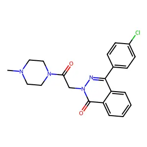 4-(4-Chlorophenyl)-2-[2-(4-methylpiperazin-1-yl)-2-oxoethyl]phthalazin-1-one structure