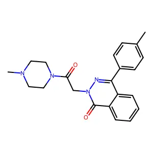 4-(4-Methylphenyl)-2-[2-(4-methylpiperazin-1-yl)-2-oxoethyl]phthalazin-1-one structure