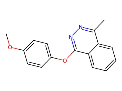 1-(4-Methoxyphenoxy)-4-methylphthalazine structure