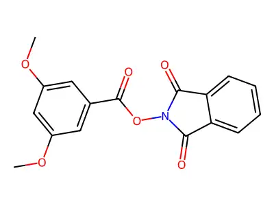 (1,3-Dioxoisoindol-2-yl) 3,5-dimethoxybenzoate structure