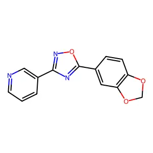 5-(1,3-Benzodioxol-5-yl)-3-pyridin-3-yl-1,2,4-oxadiazole structure