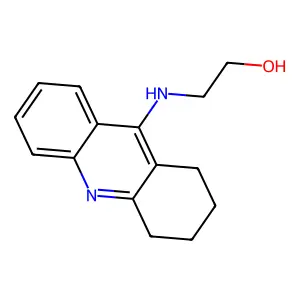 2-((1,2,3,4-Tetrahydroacridin-9-yl)amino)ethanol structure