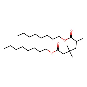Hexanedioic acid, 2,4,4-trimethyl-, 1,6-dioctyl ester structure