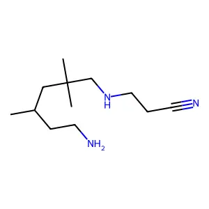 3-((6-Amino-2,2,4-trimethylhexyl)amino)propanenitrile structure