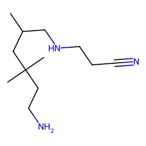 Propanenitrile, 3-[(6-amino-2,4,4-trimethylhexyl)amino]- structure
