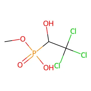 Desmethyl-trichlorfon structure