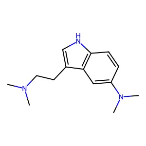 5-Dimethylamino-N,N-dimethyltryptamine structure