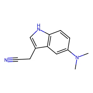 5-二甲氨基-3-吲哚乙腈 structure