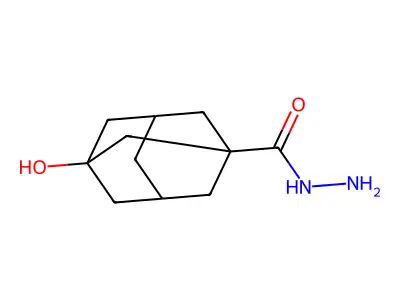 3-Hydroxyadamantane-1-carbohydrazide structure