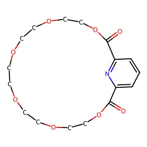 diketopyridino-21-crown-7 structure