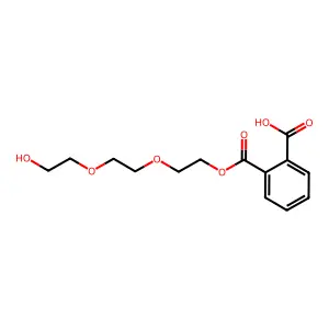 Triethylene glycol phthalate structure