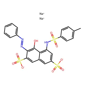 C.I. Acid Red 106, disodium salt structure