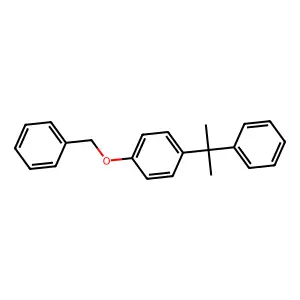 Benzene, 1-(1-methyl-1-phenylethyl)-4-(phenylmethoxy)- structure