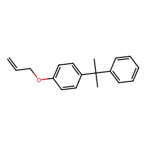 Benzene, 1-(1-methyl-1-phenylethyl)-4-(2-propen-1-yloxy)- structure