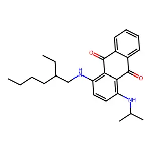 9,10-Anthracenedione, 1-[(2-ethylhexyl)amino]-4-[(1-methylethyl)amino]- structure