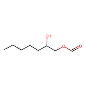 1,2-Heptanediol, 1-formate structure