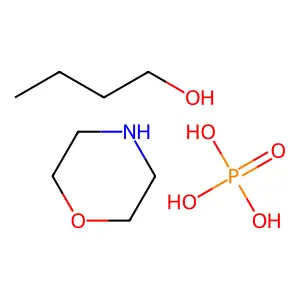 Phosphoric acid, butyl ester, compd. with morpholine structure