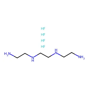 1,2-Ethanediamine, N1,N2-bis(2-aminoethyl)-, hydrofluoride (1:4) structure