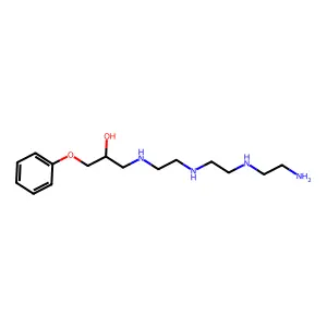 2-Propanol, 1-[[2-[[2-[(2-aminoethyl)amino]ethyl]amino]ethyl]amino]-3-phenoxy- structure
