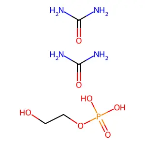 1,2-Ethanediol, 1-(dihydrogen phosphate), compd. with urea (1:2) structure